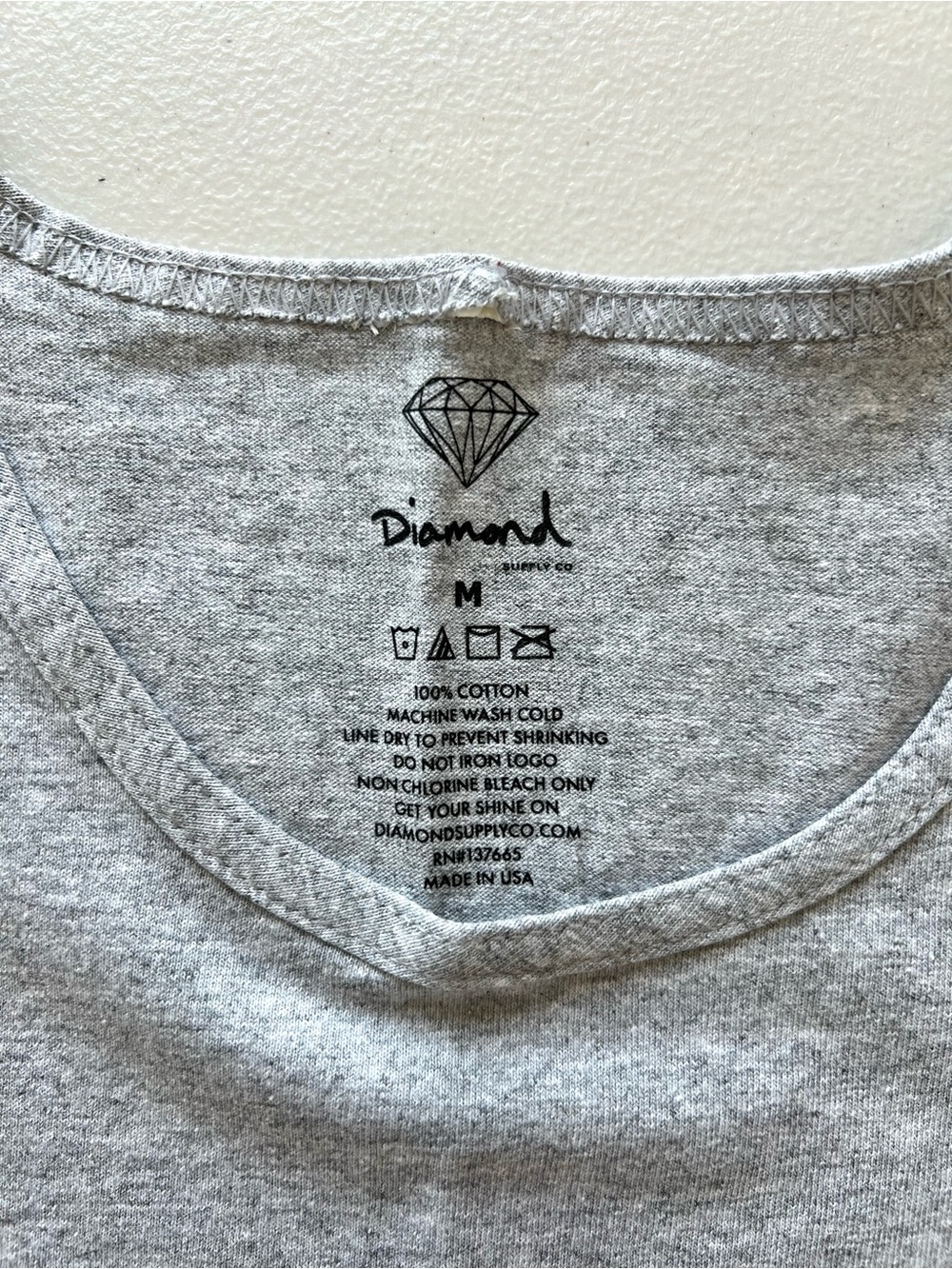 Diamond Supply Co. // NWOT Men's Casual Camo Print Tank Top - Picture 4 of 6